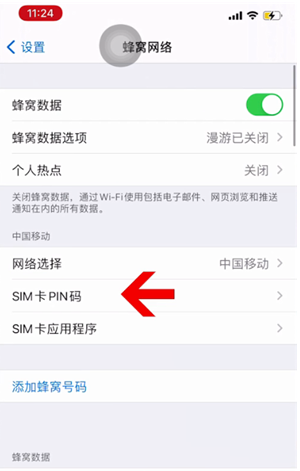 平塘苹果14维修网分享如何给iPhone14的SIM卡设置密码 