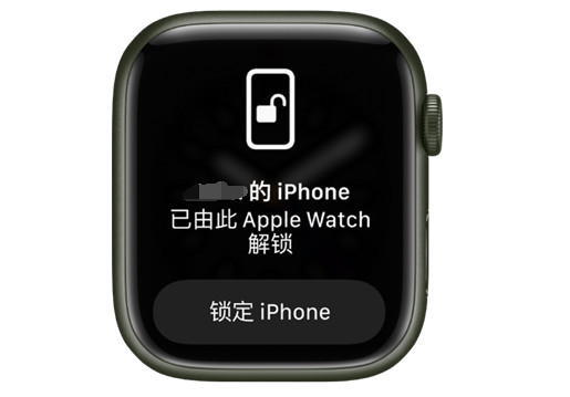 平塘苹果手机维修分享用 AppleWatch 解锁配备面容 ID 的 iPhone方法 