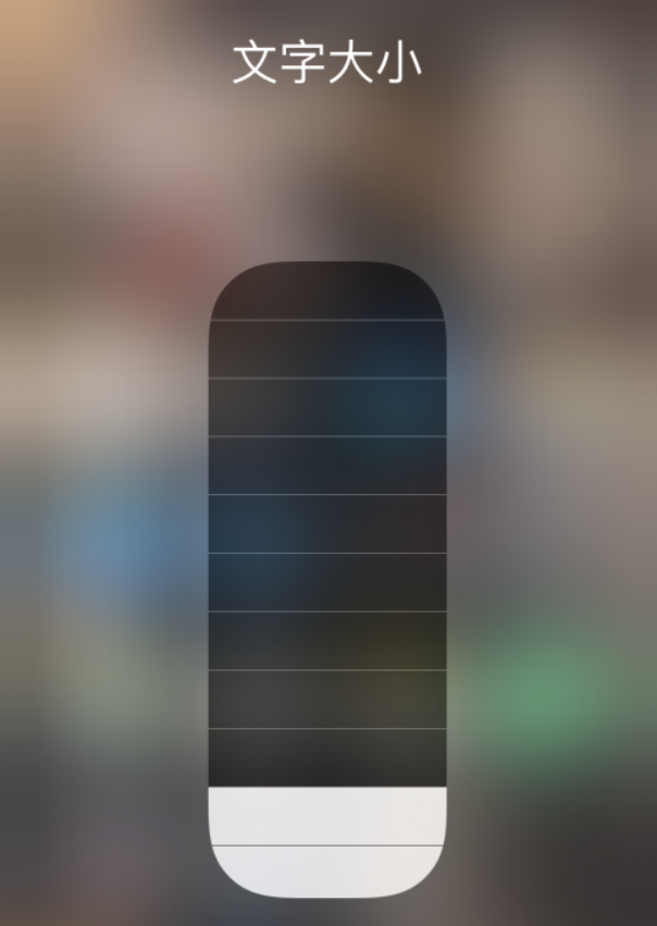 平塘苹果手机维修分享小技巧：在 iPhone 控制中心快速调节字体大小 